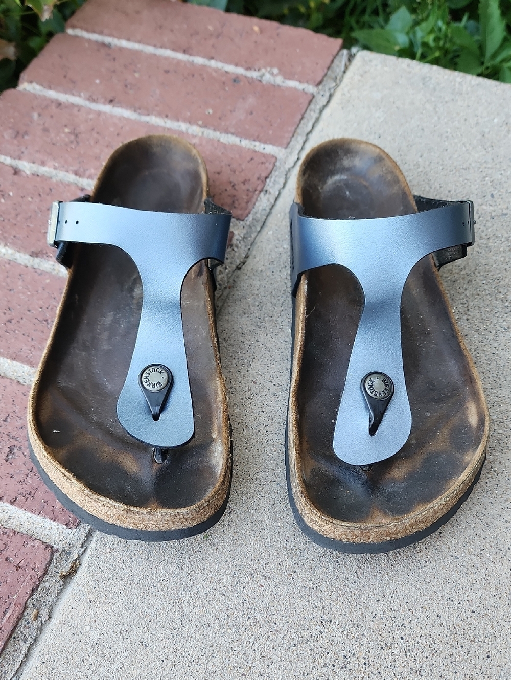 Birkenstock Gizeh Onyx Birko-Flor Sandals - Picture 2 of 16